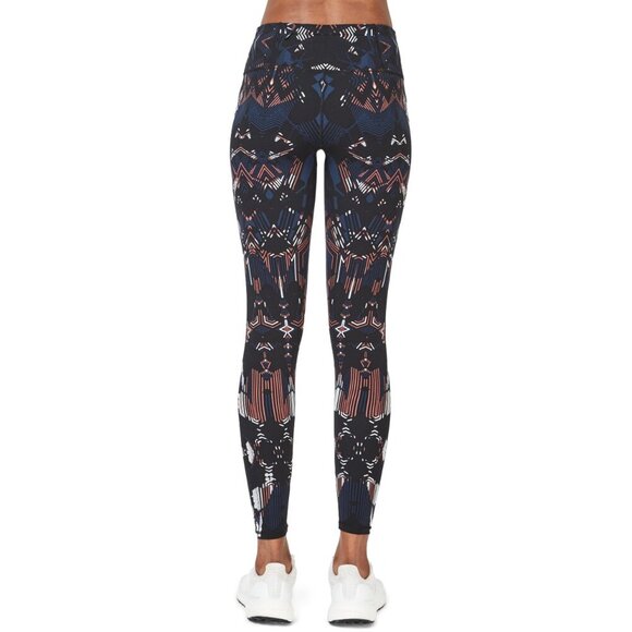 New w/Tags - sz Med - Sweaty Betty The Power 7/8 Leggings, Beetle Blue Interlock - Picture 2 of 12